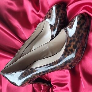 FRANCO SARTO sz 10 Madison leapord cheetah print sexy heels
